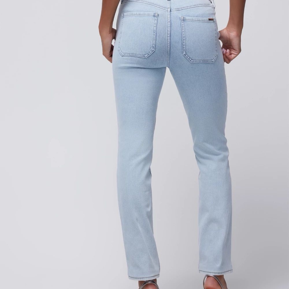 White House Black Market Gray High Rise Jeans y. - Picture 3 of 14